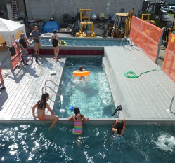 At Brooklyn swimming hole, a new kind of Dumpster-diving