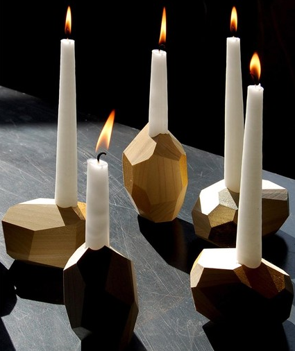 Jean Pelle's candleholders caught Design*Sponge's attention.
