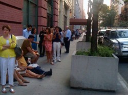 the line at 7:30 a.m. [via Racked]