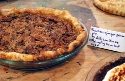 Allison Kave's bourbon ginger pecan pie, the winner of the First Annual Brooklyn Pie Bake-off