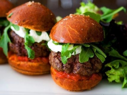 Bouchon Bakery sliders—don't grill them with olive oil. Photo courtesy of the slashfood blog.
