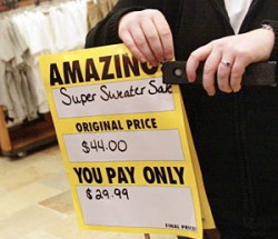 Liquidation no-deals: shoppers beware