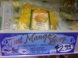 Trader Joe's mango slices