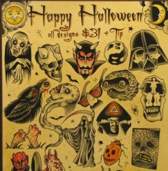More Halloween tattoos for just $31