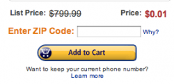 Amazon is selling fancy smartphones for 1 cent!
