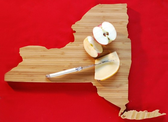 New York State cutting board